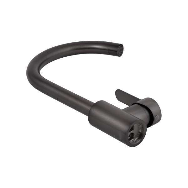 Змішувач для кухні U-образний Brinex Pure 015F U-образний  Graphite BRIPUR015FGRP