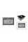 Мийка для кухні інтегрована Lidz Handmade H6845HB Decor Black PVD Honeycomb 3,0/1,0 мм LDH6845HDECBLM49445