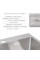 Акційний набір Lidz: мийка H5045 інтегрована Brushed Steel 3,0/1,0 мм + Змішувач Aria для кухні з гнучким виливом (k35) Grey