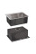 Акційний набір Lidz: мийка H5045 інтегрована Brushed Steel 3,0/1,0 мм + Змішувач Aria для кухні з гнучким виливом (k35) Grey