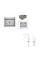 Акційний набір Lidz: мийка H6050H інтегрована Decor Honeycomb 2,5/0,5 мм LDH6050DEC48370 + Змішувач Aria для кухні з гнучким виливом (k35) Grey