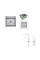 Акційний набір Lidz: мийка H5050H інтегрована Decor Honeycomb 2,5/0,5 мм LDH5050DEC48365 + Змішувач Aria для кухні з гнучким виливом (k35) Grey