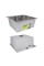 Акційний набір Lidz: мийка H5050H інтегрована Decor Honeycomb 2,5/0,5 мм LDH5050DEC48365 + Змішувач Aria для кухні з гнучким виливом (k35) Grey