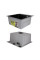 Акційний набір Lidz: мийка H4545 Black PVD Decor 2,5/0,5 мм + Змішувач Aria для кухні з гнучким виливом (k35) Black