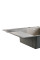 Мийка для кухні інтегрована Lidz Handmade Max 500 H7849L Brushed Steel, 3,0/1,0 мм, крило зліва, збільшена чаша LDH7849LBRU49463