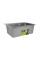 Мийка для кухні інтегрована Lidz Handmade H5843 Brushed Steel 3,0/1,0 мм LDH5843BRU49442