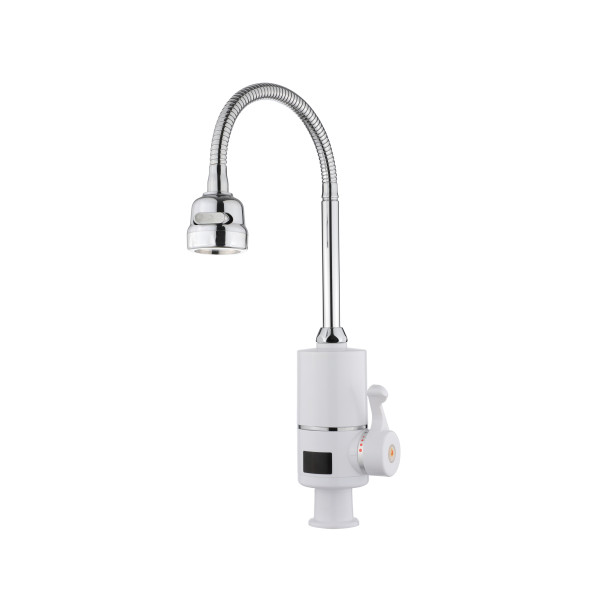Проточний кран-водонагрівач  для кухні на три режими Lidz Warm 062  LDWAR062WCR49099 White/Chrome