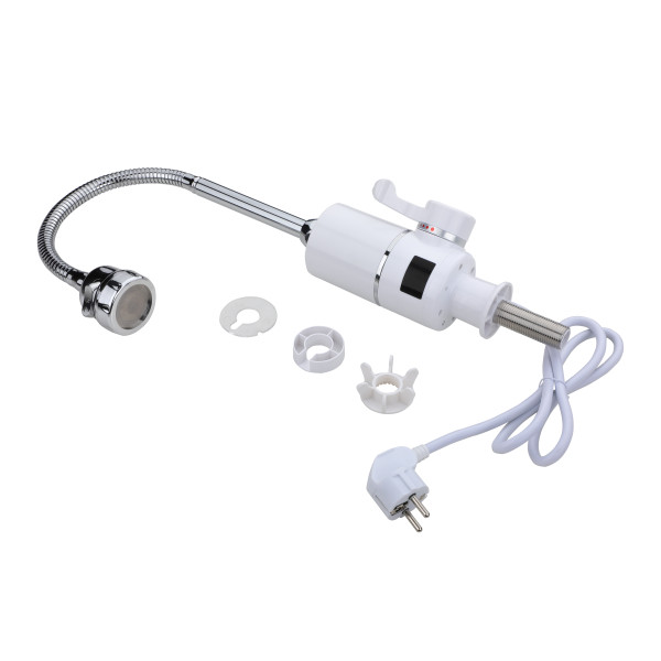 Проточний кран-водонагрівач  для кухні на три режими Lidz Warm 062  LDWAR062WCR49099 White/Chrome