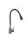 Змішувач для кухні Lidz Aria 015F31 (k35) з гнучким виливом LDARI015F31BGRP49566 Graphite/Black