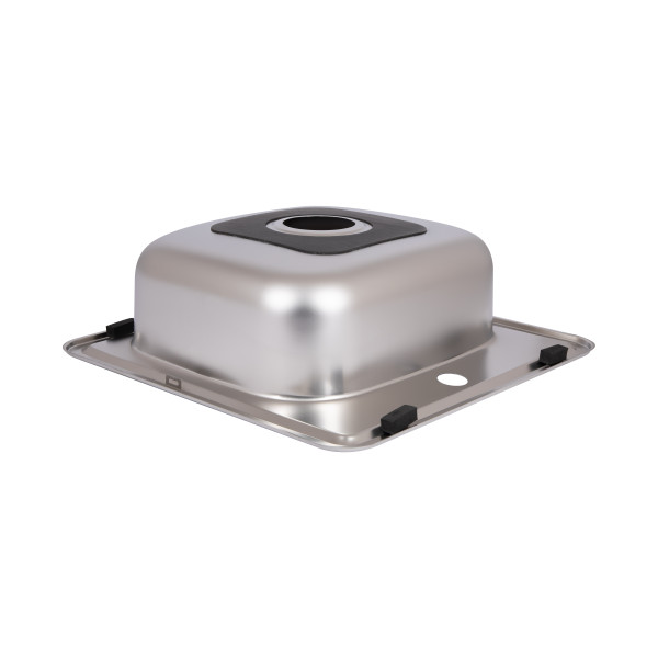 Кухонна мийка Brinex 4848 0,6 мм Satin (BRIN4848SAT0651257)