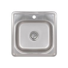 Кухонна мийка Brinex 4848 0,6 мм Satin (BRIN4848SAT0651257)