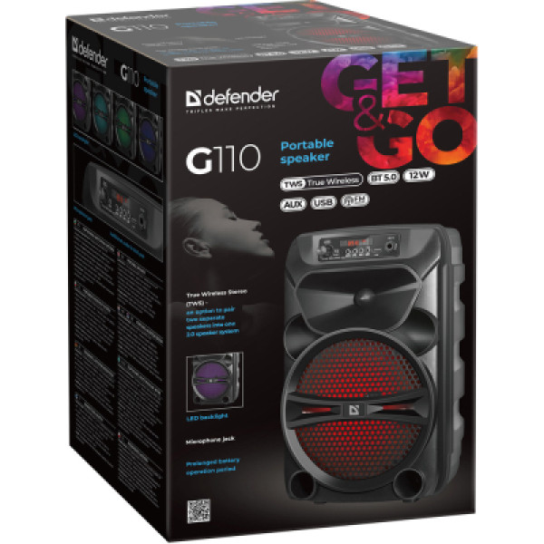 Акустична система Defender G110 12W Black (65110)