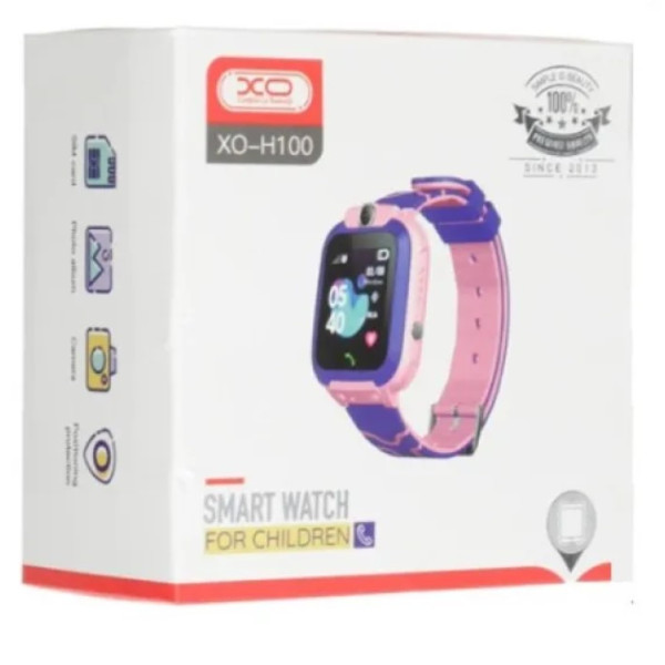 Смарт-годинник дитячий Smart Watch XO XO-H100 Kids, рожевий