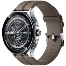 Смарт-годинник Xiaomi Watch 2 Pro Bluetooth Silver Case with Brown Leather Strap (1006733)