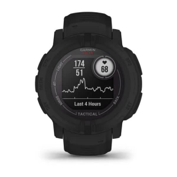 Смарт-годинник Garmin Instinct 2, Solar, Tactical Edition, Black, GPS (010-02627-03)