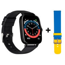 Смарт-годинник Gelius Pro GP-SW004 (AMAZWATCH GT2) Bluetooth Call (IPX7) Black (GP-SW004 Black)