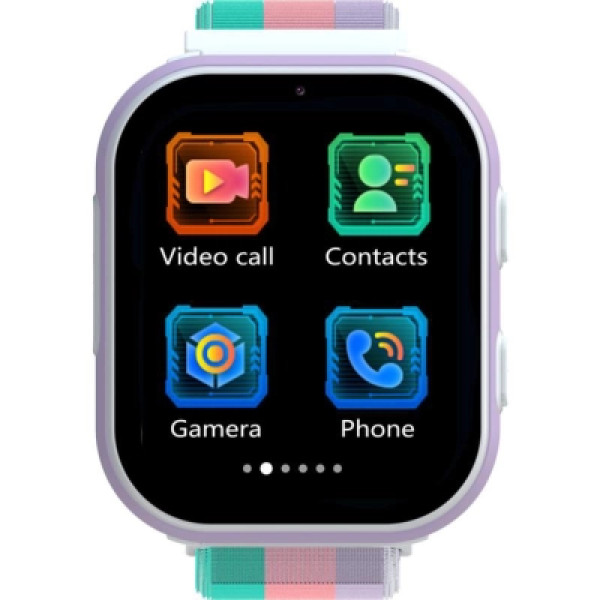 Смарт-годинник Gelius Pro GP-PK008 (Rainbow) White Kids smart watch with GPS/4G (Pro GP-PK008 (Rainbow) White)