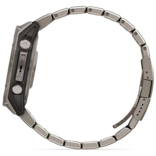 Смарт-годинник Garmin fenix 8 47mm, AMOLED, Saph, Ti/Bare/Graphite w/TiBand,Excl, GPS (010-02904-40)