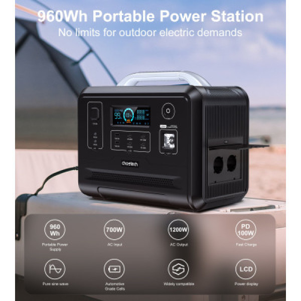 Зарядна станція Choetech BS005 1200W (BS005)