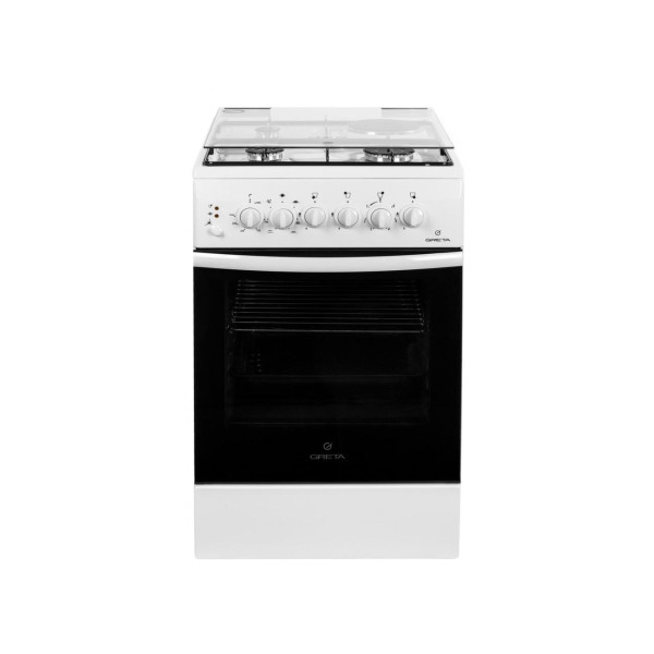 Плита комбінована Greta KGE52LG33W білий