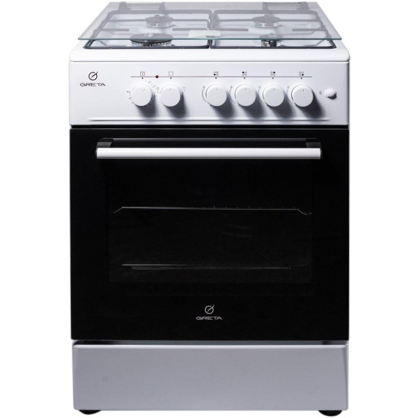 Плита комбінована Greta KGE62LG13W білий