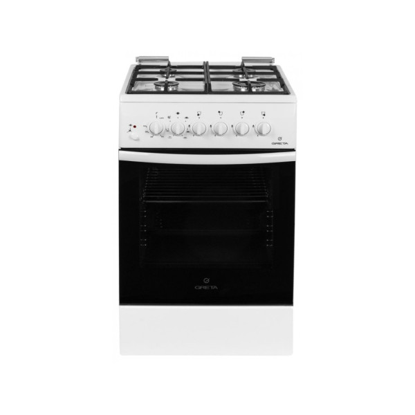 Плита комбінована Greta 1470-ГЭ-09А білий ч.р. GE 5702 CG 38(W) (20802)
