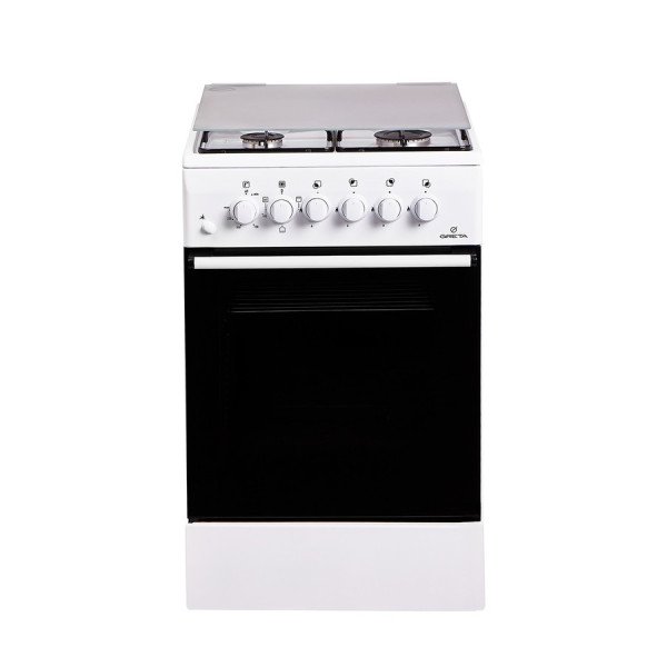 Плита комбінована Greta 1470-ГЭ-01А білий GE 5702 CG 28(W) (20986)