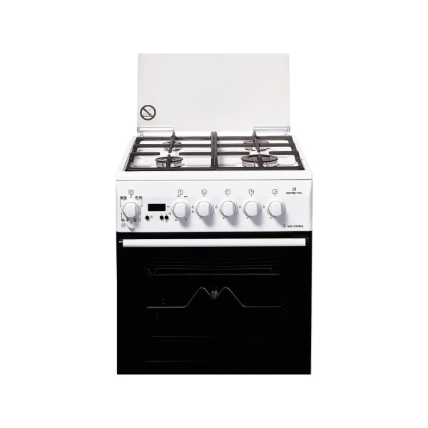 Плита комбінована Greta 1470-ГЭ-56А білий GZ 570B CG 33(W) (20998)