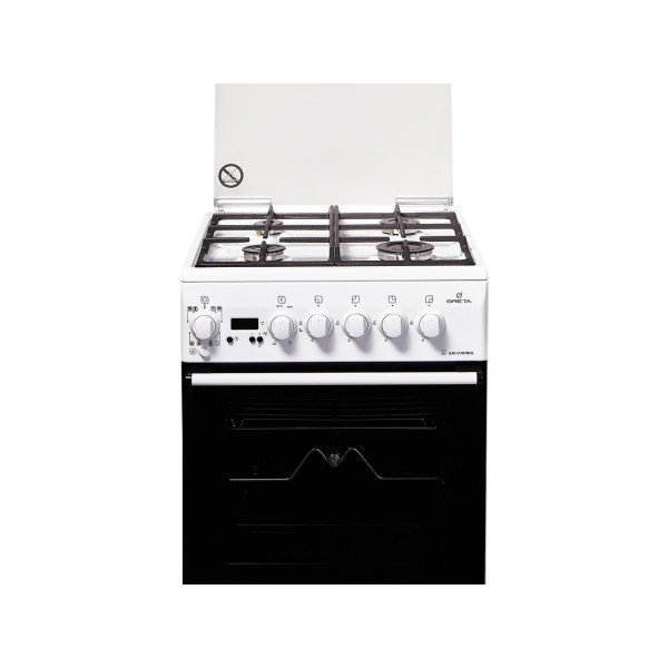 Плита комбінована Greta 1470-ГЭ-56А білий GZ 570B CG 33(W) (20998)