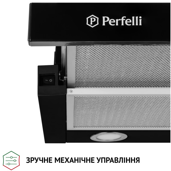 Витяжка вбудовувана Perfelli TL 6212 BL 700 LED